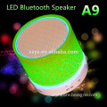 2016 New LED MINI Bluetooth Speaker A9 TF USB FM Wireless Portable Music Sound Box Subwoofer Loudspeakers For phone PC with Mic